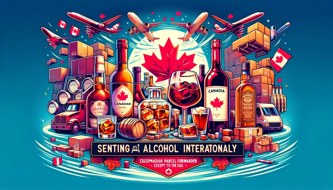 Send Alcohol Internationally from Canada with a Parcel Forwarder