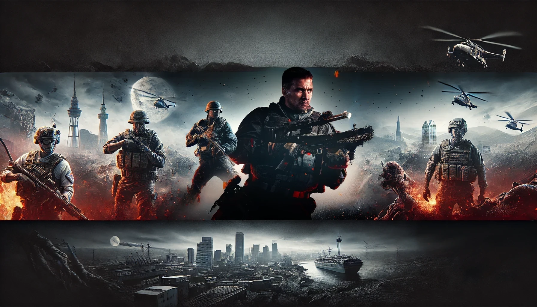 Banner image featuring Call of Duty: Black Ops 6 with intense action scenes, soldiers in tactical gear, and Cold War-era themes. The text 'Black Ops 6' appears in bold."